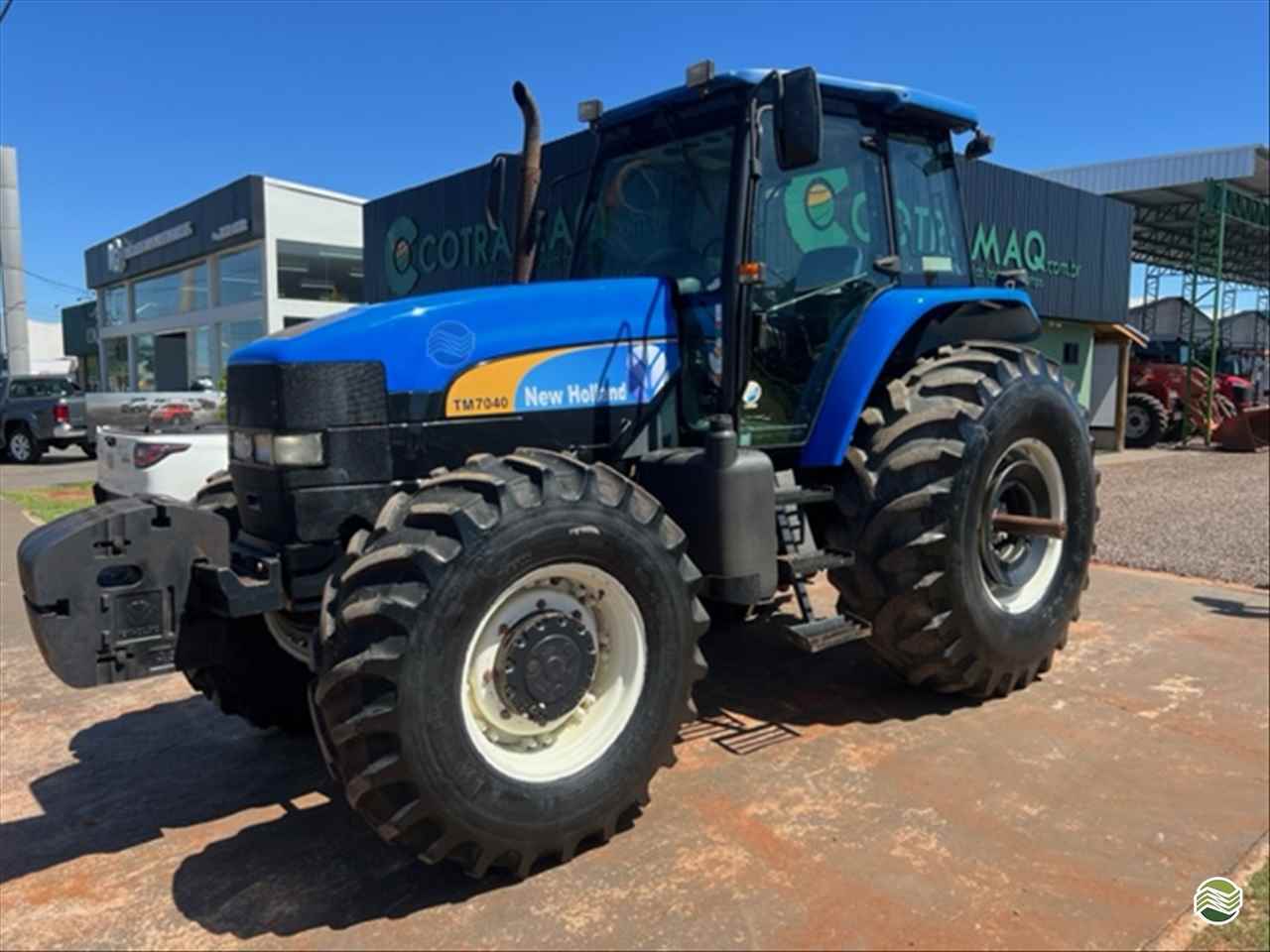 TRATOR NEW HOLLAND NEW TM 7040 Tração 4x4 Cotramaq Tratores GOIOERE PARANÁ PR
